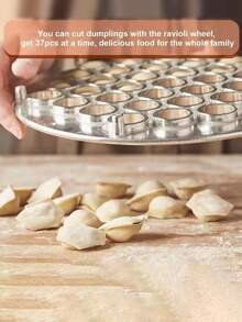 37-Cavity Multi-Function Dumpling Mold, Italian Meat Stuffed Dumpling Mold, Aluminum Alloy Material, Kitchen Gadget, Great Christmas Gizmo, For Making Dumplings, Christmas, Thanksgiving Cooking