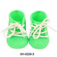 MSYO 多种颜色可选，时尚娃娃鞋，适合18英寸娃娃，是送给小女孩的理想生日礼物或节日礼物。 - 彩色 - 查看 5