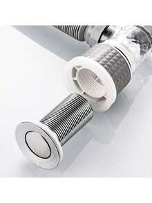 Universal Odor-Proof Expandable Drain Kit - Flexible P-Trap + Sink Drain Pipe - Multicolor - View 3