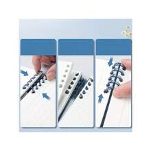 360° Flip Top Flip Notebook Cherry Blossom Pink - Wooden, Double-Sided Ink-Proof For Class/Office/Daily Recording - Hồng - Xem 7