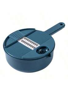 Vegetable Cutter Slicer With Basket Fruit Potato Chopper Carrot Vegetable Kitchen Tool - Blue - View 11