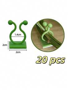 10/20/30 chiếc Kẹp cố định cây xanh không để lại dấu vết - Móc treo tường vô hình cho cây leo, Vòng khóa giữ dây leo, Kẹp cây cảnh không gây hư hại cho cây leo, cây trồng trong chậu, hàng rào & trang trí trong nhà/ngoài trời, Thiết kế chống chịu thời tiết & độ bám chắc chắn - Nhiều màu - Xem 14