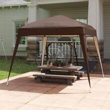 Outsunny Replacement Roof For 3x3 Gazebo, Waterproof And Winter-Resistant Gazebo Roof For Folding Gazebo, Storm-Resistant Replacement Cover With Single Canopy Roof For Garden Gazebo, On-Site Cafe - 1 - View 2