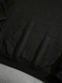 GLEC , Combining Retro And Street Style, This Classic Retro Y2K Spider Web Popular Letter Pattern 270g Fleece Sport Hoodie. This Is A Men's Autumn And Winter High-Quality Retro Fashion Brand Loose, Soft And Comfortable Black Long Sleeved Sports Hoodie, Suitable For Door Wear In Autumn And Winter, With A Certain Thickness, Suitable For Daily Wear And Giving To Friends, Door Activities, Back To School Gifts, Christmas Gifts. Y2Y-W-Sweatshirts - 黑色 - 查看 6