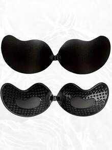 2/1pc Invisible Strapless Adhesive Bras: Sexy Silicone Breast Stickers For Women, Suitable For Suspender Dresses, Wedding Dresses. Gather Small Breasts To Show Big Breasts. Invisible Mango Cup Breast Stickers Underwear - Multicolor - View 34