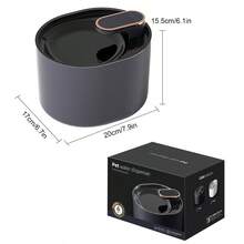 Smart LED Automatic Pet Water Dispenser, 3L Large Capacity, Ultra-Quiet Water Fountain For Cats, Dogs, Small Pets, Multi-Level Filtration, - 3L - View 3