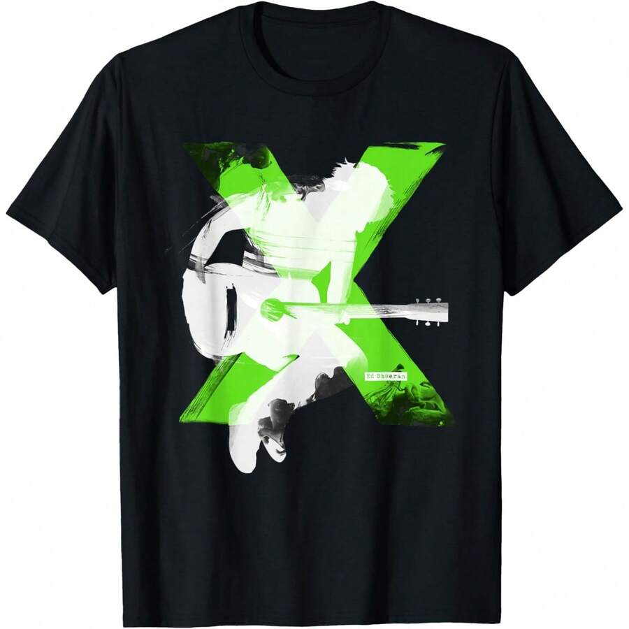 Ed Sheeran Multiple Silhouette T-Shirt - Black - View 1