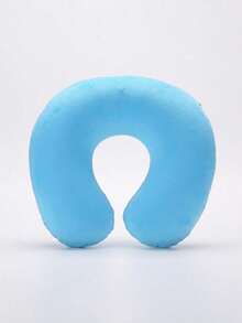 1 Piece Travel Pillow Neck Pillow Airplane Pillow Travel Car Home Office Travel Neck Flight Pillow Snap Button With Soft Cover, U-Shaped Neck Pillow Portable Student Adult Pillow Cushion, Supports Neck And Protects Cervical Spine While Studying (This Is An Inflatable Pillow) - Multicolor - View 19