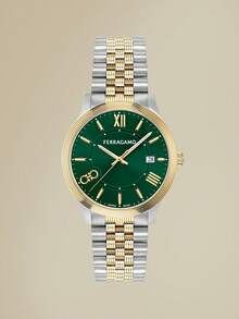 Salvatore Ferragamo Swiss Duo Stainless Steel Bracelet Watch For Women Men Unisex Watch Casual Dress Watches Gift For Women Men 40mm - 彩色 - 查看 1