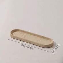 Resin Bathroom Accessories Lotion Soap Dispenser,Toothbrush Holder,Bathroom Tumbler,Vanity Tray,Bathroom Trays For Counter,Soap Dish, Bathroom Accessory Set,Bathroom Organizer,Bathroom Accessories Imitation Stone Material,Bathroom Decorations Back To School Storage - 1pc - View 10