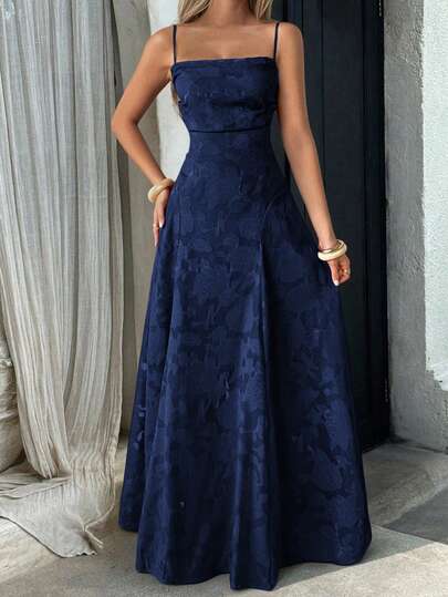 Vestido de encaje con tirantes finos y espalda descubierta para mujer, sexy y elegante, adecuado para vacaciones, salidas, citas, vuelta al colegio, Navidad y otras ocasiones