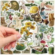 50-Pack YWWBLD Vintage Countryside Stickers, American Style, Creative Simple Design, For Scrapbooking, Phone Cases, Laptops, Tablets, Skateboards, Guitars, Party Favors, Luggage, Gift Boxes, Water Bottles, Helmets Decor - 50 cái/bộ - Xem 6