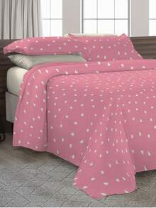 Madrid Piquet Bedspread/Quilt, Double/Standard Size, 3 Pieces, Cotton Fabric, Printed, Various Prints - Trái tim - Xem 2