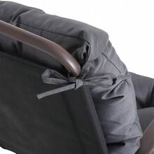 Outsunny 2-Piece Set Of Low Chair Cushions, Seat Cushion, Garden Pillow, Grey