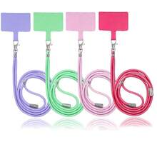 3Pcs Hanging Neck Rope Mobile Phone Clip With Anti-Lost Lanyard For Birthday/Easter/Boy/Girlfriend Gift