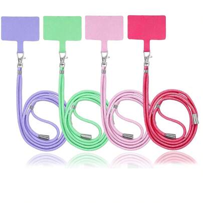 3Pcs Hanging Neck Rope Mobile Phone Clip With Anti-Lost Lanyard For Birthday/Easter/Boy/Girlfriend Gift