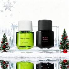 Rose Whip + Emotional Ring Eau De Parfum Set - 2 Full-Size Perfumes (Each 50ml) - Fruit, Floral And Woody Rose Fragrance, Containing Blackcurrant, Orange, Jasmine, Alderwood And Musk - Neutral Gift Box Set, Great Items For Autumn And Winter, I For Giving As A Gift,  , A Gift For Friends. - 2件 - 查看 4