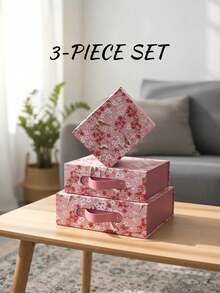 Set regalo rettangolare da tre pezzi 2911 Rosa Viola