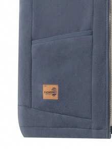 男士保暖内衬背心，秋冬季加厚保暖外套 - 灰色 - 查看 6