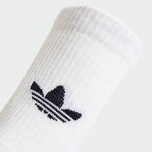 Adidas 2 Pairs Unisex Casual Sports Mid-Calf Socks, IR5731 - Black-white - View 5