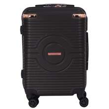 Nueva moda de 20 pulgadas rueda universal equipaje de viaje retro estilo portátil caja de tirador maleta de negocios - Negro - Ver 3