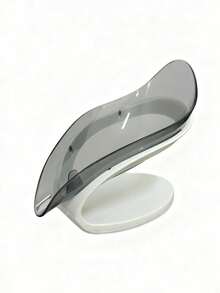 1pc Leaf-Shaped Self-Draining Soap Dish - Oval Plastic Bathroom Accessory For Easy Storage & Organization, Christmas/Halloween Gift Decoration - Multicolor - View 13