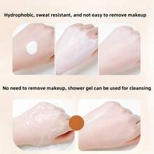 120g Niacinamide Whitening Body Cream, Moisturizing Full Body Lotion - Waterproof, Sweatproof, Non-Sticky Concealer, Contains Niacinamide And Glycerin, Suitable For All Skin Tones Light Beige, Gift For Mom And Bestie - trắng - Xem 7