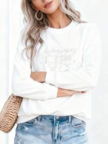 Funny Art Painter Airbrush Real Art Drawing Artist Hoodless Sweahoodless Sweathoodless Sweatshirt - 白色 - 查看 3