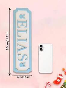 One Custom Nameplate, Personalized Children's Nameplate, Suitable For Both Boys' And Girls' Rooms, 3D Printed, Personalized Home Bedroom Nameplate. - Multicolor - View 10