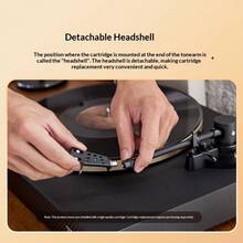 JBL SPINNER BT vinyl record player, music waltz wireless Bluetooth turntable player, turntable player, vinyl player, black gold Spinner BT vinyl player - 黑色 - 查看 8