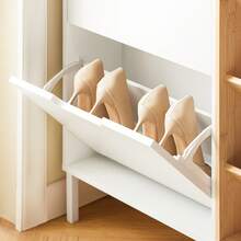 SoBuy Shoe Cabinet FSR183-WN - White - View 6