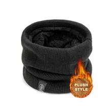 1 chiếc khăn quàng cổ/khẩu trang dệt kim, khăn choàng chống gió bằng vải cotton lông cừu, thích hợp cho nam và nữ khi trượt tuyết ngoài trời, màu ngẫu nhiên (đen, xám, xanh dương) - Nhiều màu - Xem 8
