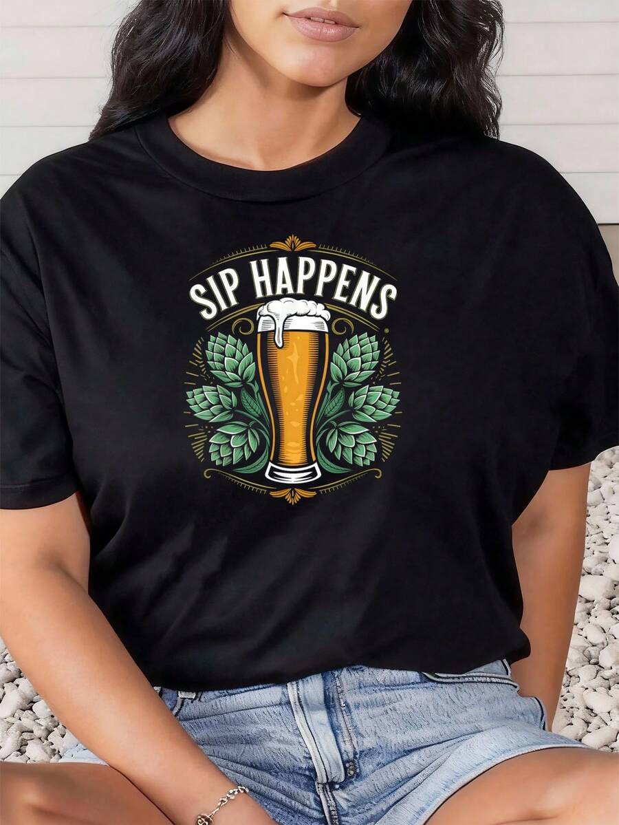Women T-Shirts - Black - View 1