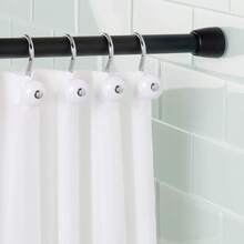Curtain Window Rods - White - View 10
