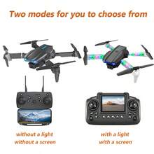 E99 Pro Drone With Screen, Dual 4K HD Cameras, Entry-Level Drone, Headless Mode, Brushless Motor& Obstacle Avoidance, One-Click Taking-Off And Landing, RGB Night Flight LED Lights, Easy To Operate, Best For Beginners, 360° Stunting, Altitude Holding, Real-Time Version Transimission, Perfect For Sceneries Recording, Daily Recording, Best Gift For Birthday, Holiday, Indoor&Outdoor Use, Beginner Drone - 黑色 - 查看 5
