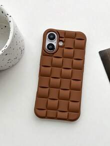 Ốp lưng điện thoại mềm cao cấp thiết kế hình thanh sô cô la nâu, tương thích với iPhone 17 Pro Max/17 Pro/17 Air/17/16 Pro Max/16/16 Pro/16 Plus/15/15 Pro Max/15 Pro/15 Plus/11/12/13/14 Pro Max/12 Pro/12 Pro Max/13 Pro/13 Pro Max/7 Plus/14 Pro/14 Pro Max/14 Plus, phong cách tối giản và sáng tạo. - màu nâu - Xem 5