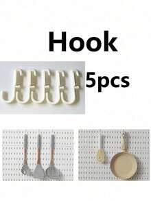 Suporte de Armazenamento Montado na Parede, Adequado para Quarto, Banheiro, Escritório, Dormitório, Sala de Artesanato, Interior de Carro, etc. Pode ser usado para Armazenamento de Banheiro, Instalação DIY sem Perfuração, Também pode ser usado como Suporte de Exibição de Armazenamento de Mesa. - Multicolorido - Visão 8