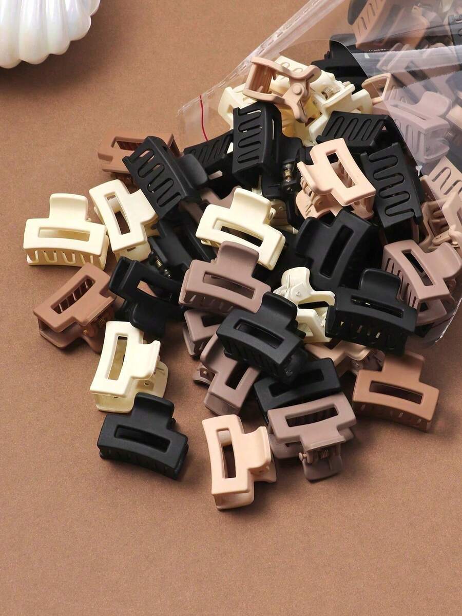 15/20/30/40pcs Multi-Function Mini Hair Clips, Fashion Hair Clips Suitable For Girls, Simple Bangs Clips And Retro Hair Clips, Hair Claws, Hair Clips, Hair Pins, Hair Accessories, Suitable For Girls Holiday Costumes - Multicolor - View 1