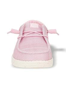 Hey Dude Giày thể thao nữ Wendy Stretch Sox Rst thoáng khí thấm hút mồ hôi nhẹ độ đàn hồi tốt dễ giặt đa năng ngoài trời hàng ngày màu hồng 41878-6XX - Hồng - Xem 6