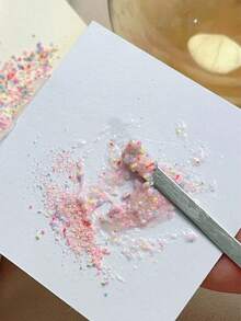 1 Box Candy Granules Nail Art Supplies, Mixed Candy Crumbs Powder, Christmas & New Year Nail Decor, Sweet Atmosphere Nail Essential, Suitable For Holiday Styles To Brighten Fingertips, Used For Nail Decoration