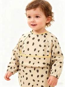 嬰兒長袖圍兜 - 彩色 - 查看 3