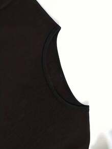 1 Pcs Women's Funny Unless I'm Sitting On Your Face Plus Size T-Shirt Funny Oversized Graphic Short Sleeve Tee Novelty 100% Polyester Shirt Casual Crew Neck Top 220g - 黑色 - 查看 3