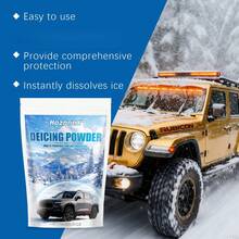 Multi-Purpose Deicer, Car Windshield Deicing & Anti-Freeze Agent, Anti-Fog, Anti-Dust, Clear Vision Deicer, Car Cleaning - Blue and White - View 8