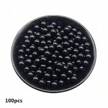4/6/8/10mm Black Acrylic Round Beads For Jewelry Making Mobile Phone Chain DIY Fashion Bracelet Necklace Decoration Accessories - Black - View 8