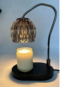 1个紫色玻璃电蜡烛加热器，带调光器和定时器，适用于融化蜡烛，是圣诞节、世界文化日、感恩节、生日、晋升、乔迁之喜等场合送给妈妈和女性的完美礼物。 - 美規A型插(110-127V) - 查看 15