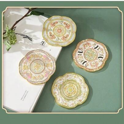 CHIGO Hộp quà tặng gương trang điểm tròn cầm tay 75mm (Họa tiết gấu trúc, chim sẻ, cá, thỏ), thích hợp sử dụng hàng ngày - Hoàn hảo làm quà tặng tiệc tùng, quà sinh nhật, quà Giáng sinh, quà ngày lễ hoặc quà Valentine!