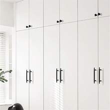 1 pezzo Maniglia in lega di alluminio stile europeo per anta di armadio, colore nero, oro, nichel, per maniglie e pomelli di mobili da cucina, cassetti, ante di mobili - Multicolore - Visualizzare 9