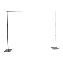 Rainaut Set Of Freestanding Iron Black Backdrop Stand Rack, Adjustable Photo Backdrop Stand Kit, Heavy Duty Backdrop Stand With Steel Base For Photography, Studios, Banner Frame Backdrops, Weddings, Receptions, Birthday Parties, Business Events, And Other Indoor Or Outdoor Occasions,Black - màu đen - Xem 9