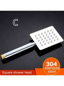Universal Stainless Steel Handheld Large Bath Shower Head Handset - C - View 7