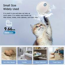 Penghilang Bau Kotak Pasir Kucing Pintar | Menghilangkan Bau 99%, Dapat Diisi Ulang USB, Daya Tahan Baterai Lama, Pembersih Udara Hewan Peliharaan, Cocok untuk Kotak Pasir, Toilet, Lemari, dan Ruang Kecil - Putih - View 19